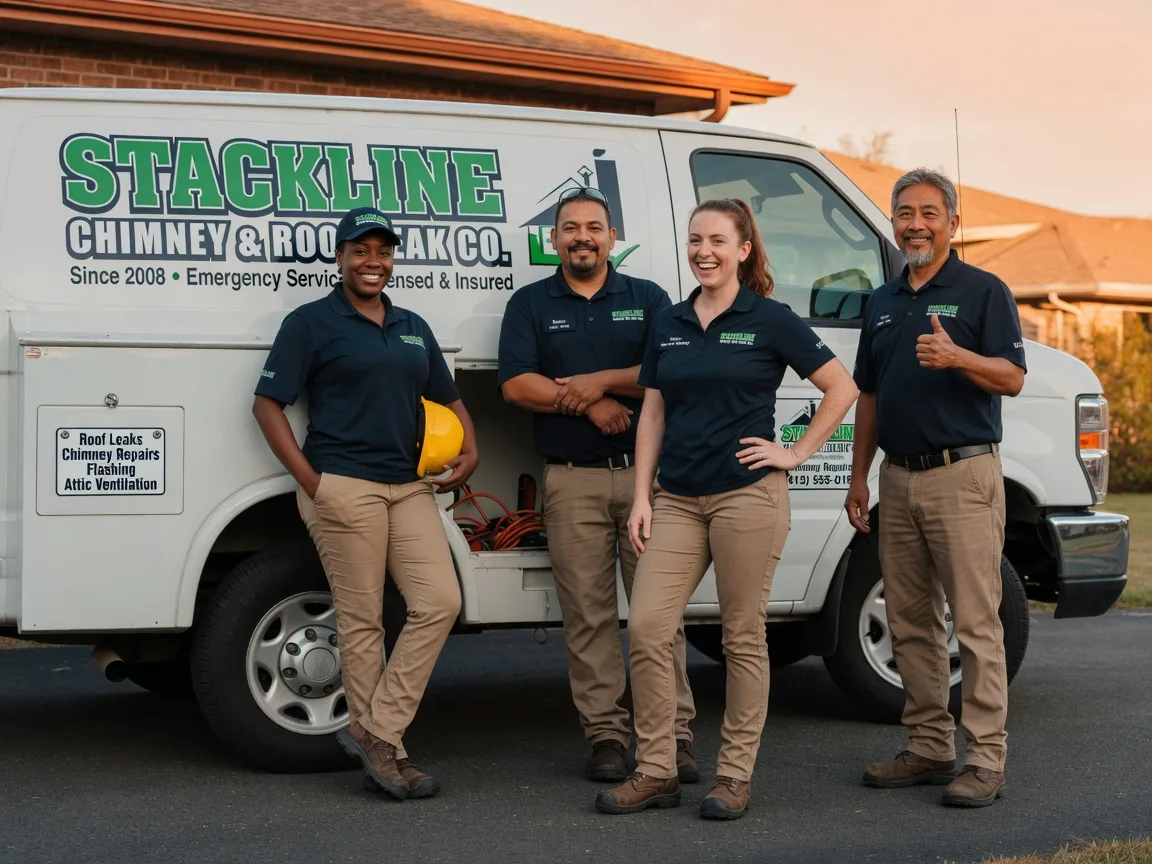 Chimney flashing repair company in Brighton, IL
